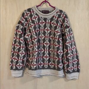 Rey wear wool sweater. Large